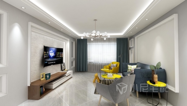 105㎡/三室两厅一卫/现代