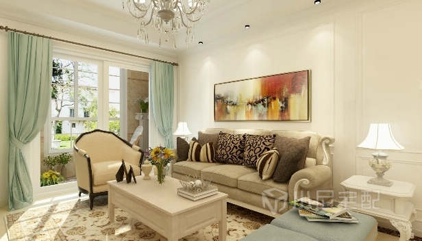 115㎡/三室一厅两卫/田园 115㎡/三室一厅两卫/田园