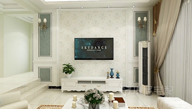 120㎡/三室两厅两卫/欧式