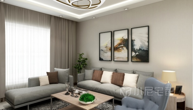 91.02㎡/两室两厅两卫/现代 91.02㎡/两室两厅两卫/现代