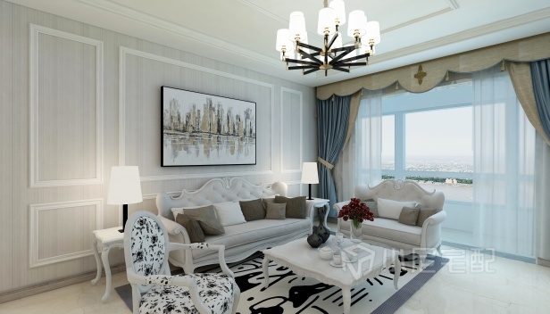 110㎡/三室两厅一卫/欧式