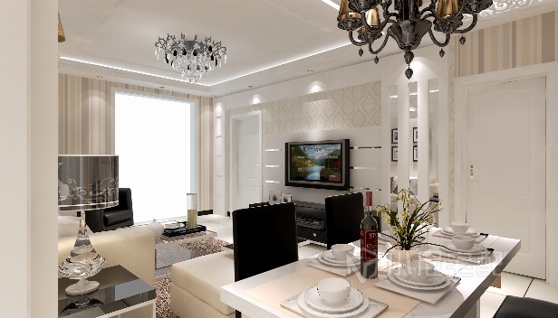 110㎡/三室一厅一卫/欧式