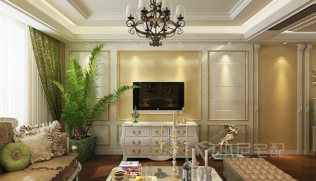 128㎡/三室两厅两卫/欧式