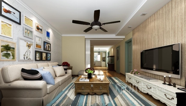 108㎡/三室两厅一卫/田园 108㎡/三室两厅一卫/田园