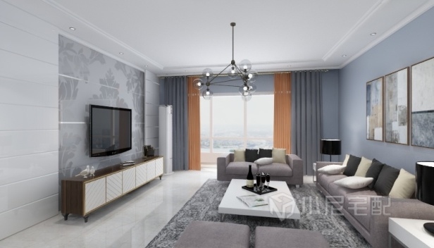 120㎡/两室一厅一卫/现代 120㎡/两室一厅一卫/现代