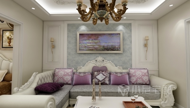 60㎡/一室一厅一卫/欧式