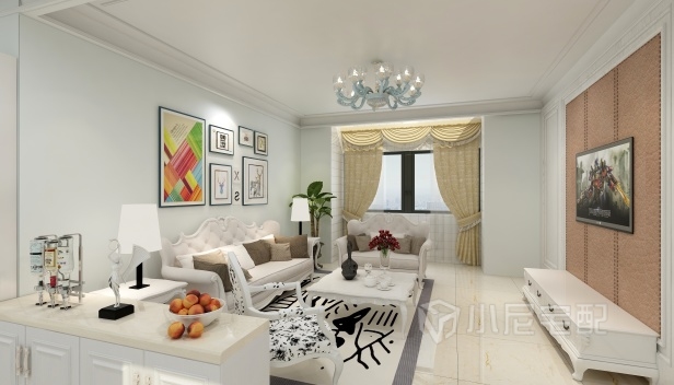 112.4㎡/三室两厅一卫/欧式