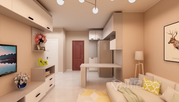 80㎡/两室一厅一卫/现代 80㎡/两室一厅一卫/现代