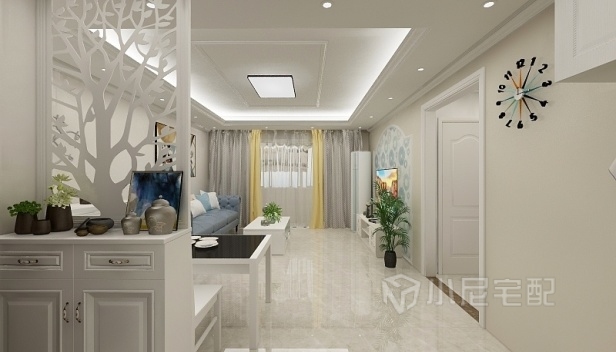 80㎡/两室一厅一卫/现代 80㎡/两室一厅一卫/现代