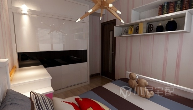 89.9㎡/三室两厅一卫/混搭