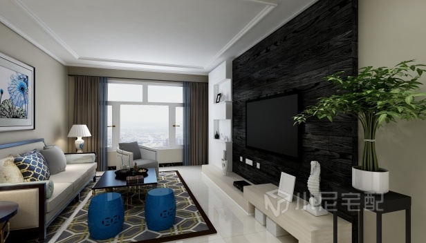 96㎡/两室一厅一卫/混搭 96㎡/两室一厅一卫/混搭