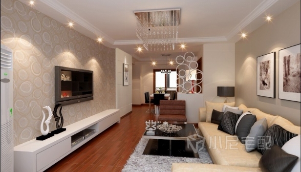 130㎡/两室两厅两卫/简约