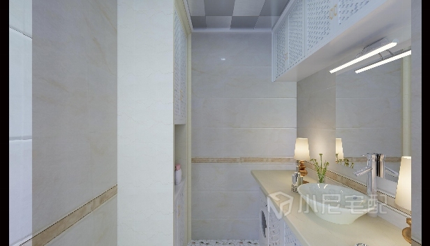 91.36㎡/三室两厅两卫/欧式