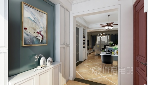 130㎡/三室两厅两卫/美式