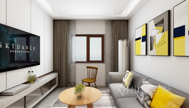 90㎡/两室两厅一卫/现代 90㎡/两室两厅一卫/现代