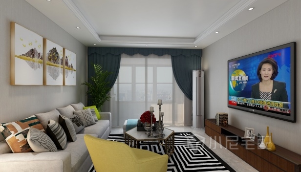 95㎡/三室两厅两卫/现代