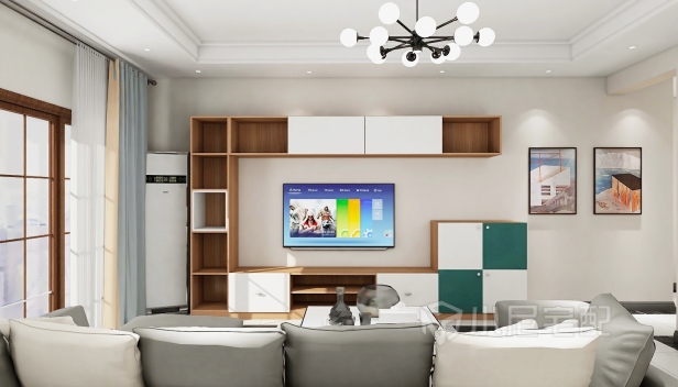 86㎡/两室两厅一卫/混搭