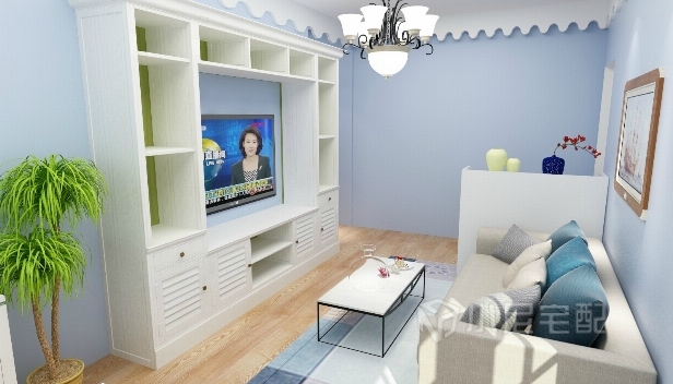 88㎡/两室两厅一卫/地中海