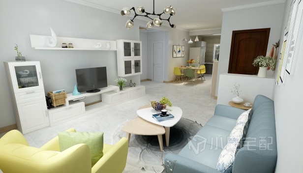 85㎡/两室一厅一卫/现代