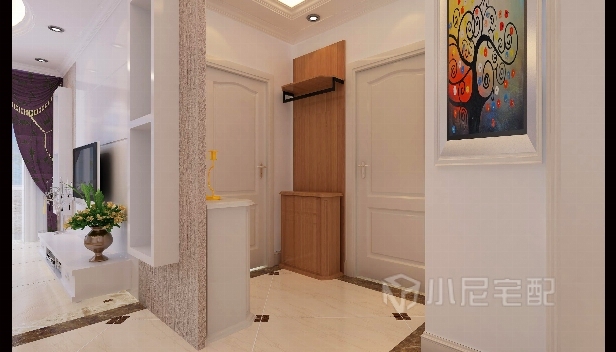 91.36㎡/三室两厅两卫/欧式