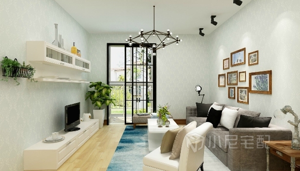 80㎡/两室一厅一卫/田园