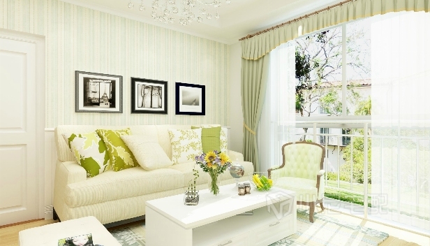 62㎡/两室一厅一卫/田园