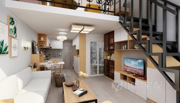 22.5㎡/一室一厅一卫/现代 22.5㎡/一室一厅一卫/现代