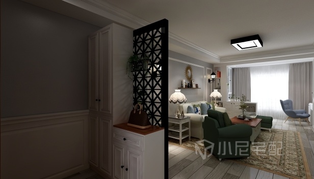 110㎡/两室两厅一卫/美式 110㎡/两室两厅一卫/美式