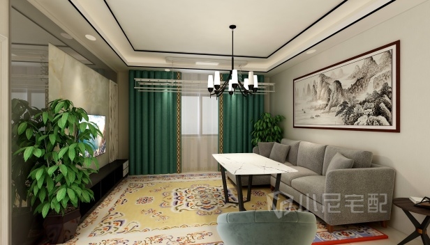 137㎡/三室一厅两卫/现代