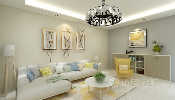 136㎡/三室两厅两卫/混搭