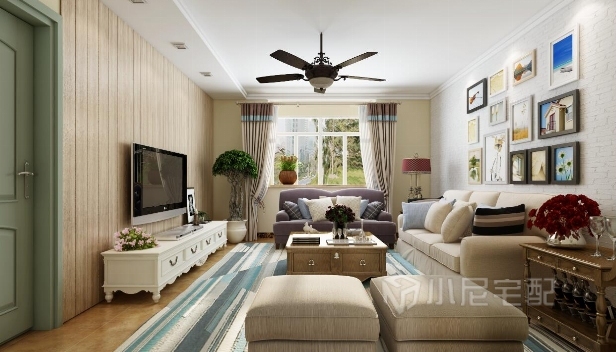 108㎡/三室两厅一卫/田园 108㎡/三室两厅一卫/田园