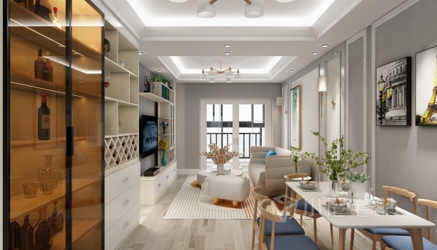 80㎡/两室两厅一卫/现代