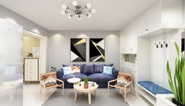 64㎡/两室一厅一卫/现代 64㎡/两室一厅一卫/现代