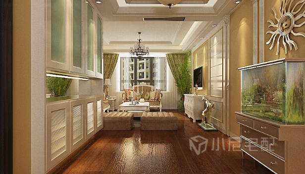 128㎡/三室两厅两卫/欧式