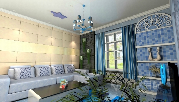 90.78㎡/三室一厅两卫/混搭