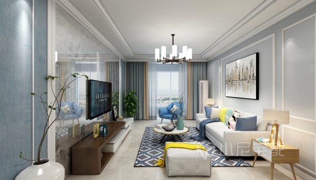 128㎡/三室两厅两卫/现代