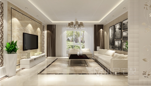 134㎡/三室两厅两卫/混搭