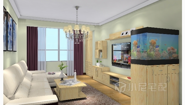 89㎡/两室两厅一卫/简约 89㎡/两室两厅一卫/简约