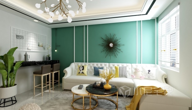 98㎡/两室一厅一卫/现代