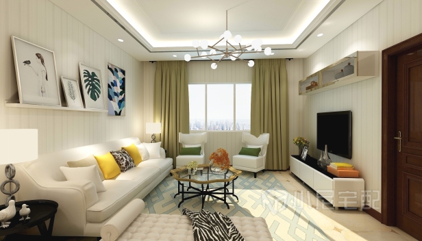 120㎡/三室两厅一卫/混搭 120㎡/三室两厅一卫/混搭