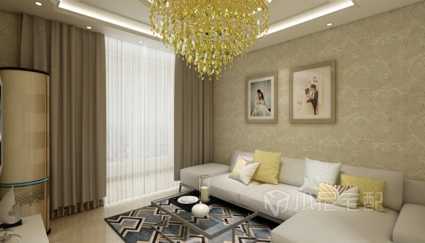 90㎡/两室一厅一卫/欧式 90㎡/两室一厅一卫/欧式