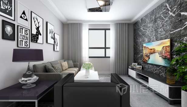 93㎡/三室两厅两卫/现代