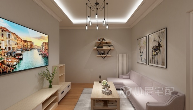 70㎡/两室一厅一卫/现代 70㎡/两室一厅一卫/现代