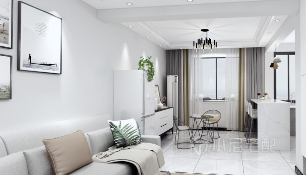 110㎡/两室两厅一卫/现代