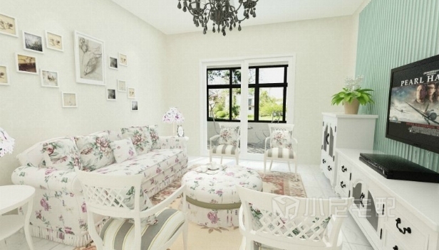 90㎡/两室两厅一卫/田园 90㎡/两室两厅一卫/田园