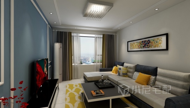 87㎡/两室一厅一卫/现代