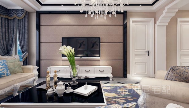 120㎡/三室两厅一卫/欧式