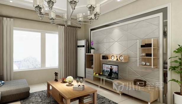 106㎡/三室一厅一卫/现代