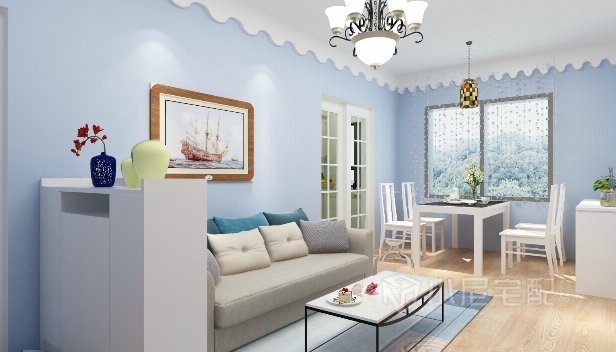 88㎡/两室两厅一卫/地中海